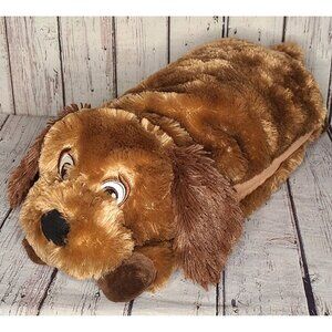 14" LapGear Lap Pets Brown Puppy Plush Phone/Tablet Stand Pillow Stuffed Animal